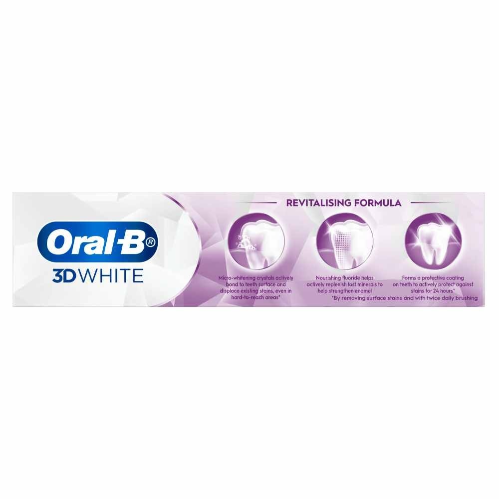 Oral-B 3D White Lasting White Freshness Blast Toothpaste 95G<BR>