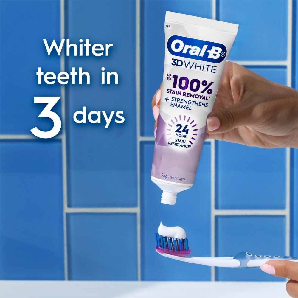 Oral-B 3D White Lasting White Freshness Blast Toothpaste 95G<BR>