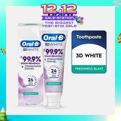 ORAL-B Oral-B 3D White Lasting White Freshness Blast Toothpaste 95g (Expiry: Aug`2026)