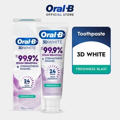 ORAL-B - 3D White Lasting Freshness Blast Whitening Toothpaste 95g