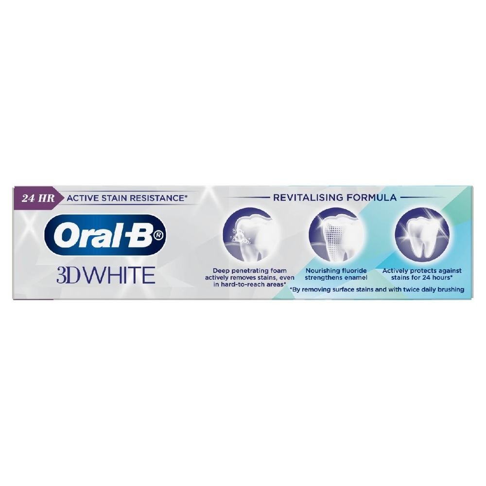 Oral-B 3D White Lasting White Freshness Blast Toothpaste 95G<BR>