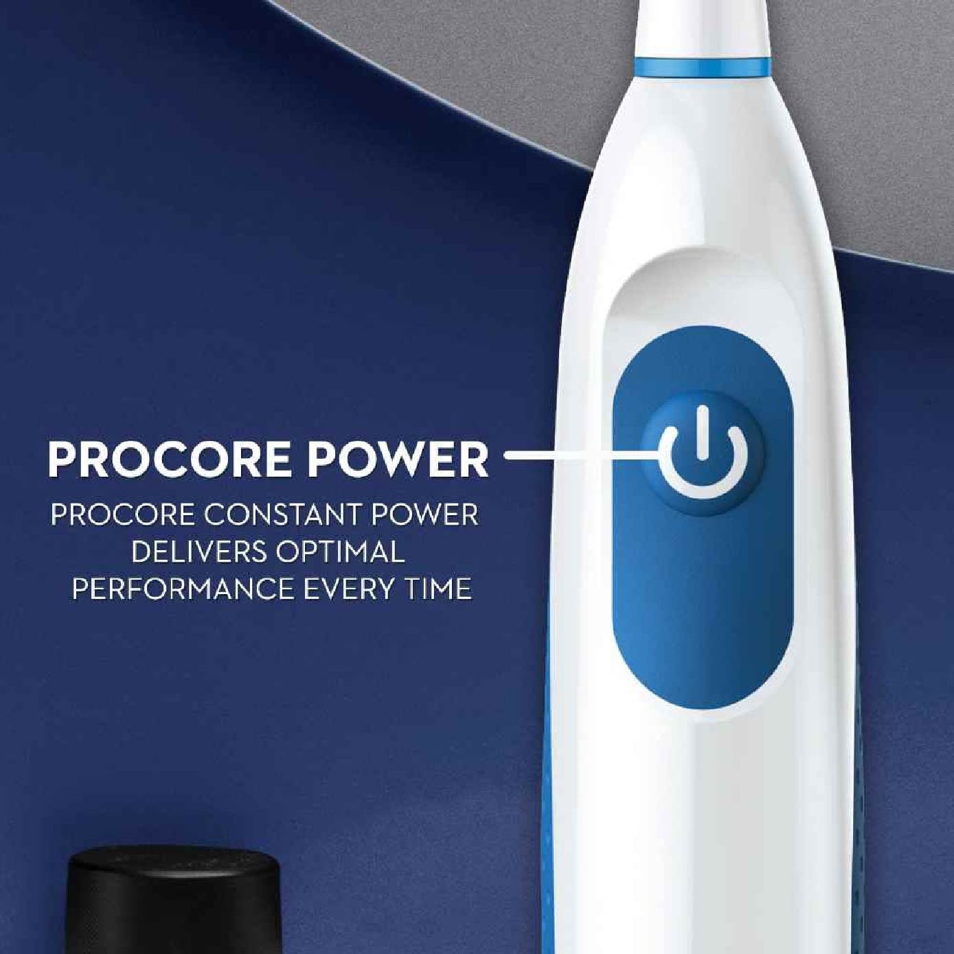 Pro Crossaction Battery Electric Toothbrush White (Removes Plaque Faster & Easier) 1s