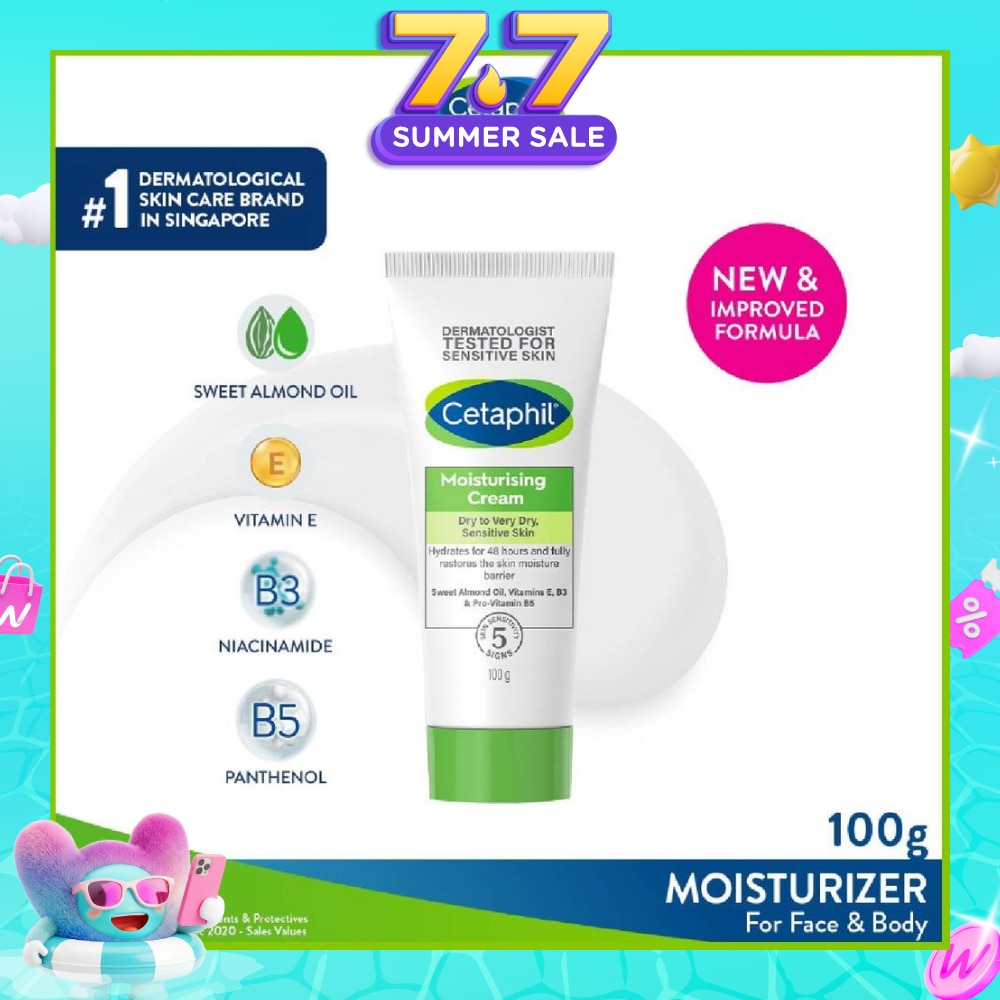 Moisturizing Cream Face & Body Moisturizer (For Dry and Sensitive Skin) 100g