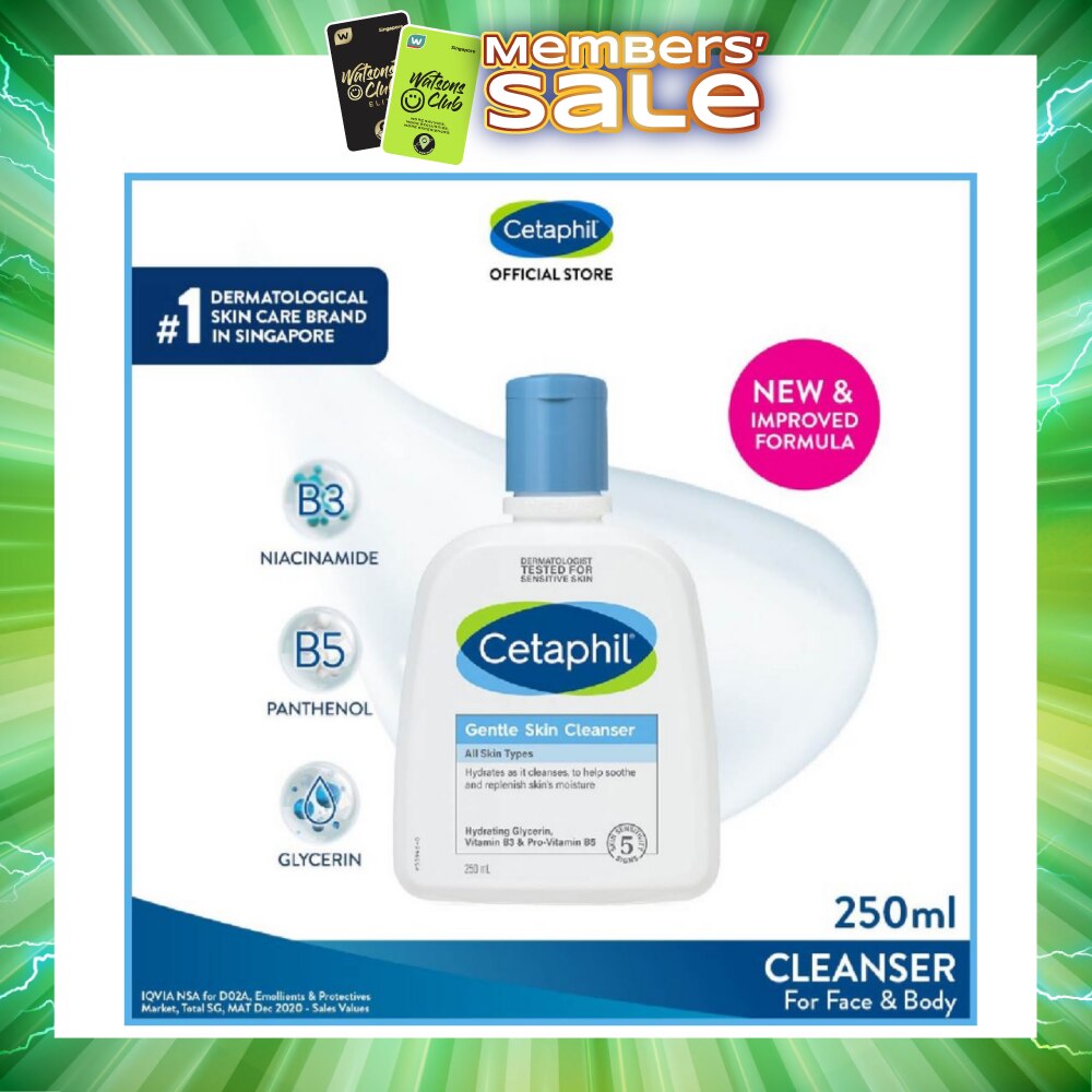 Gentle Skin Cleanser Hydrating Face & Body Wash (For All Skin Types, Sensitive Skin) 250ml