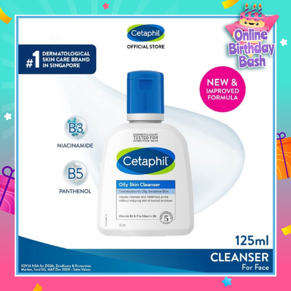 Oily Skin Cleanser Fragrance-Free (For Combination to Oily Skin-Prone Skin/ Gentle Facial Wash) 125ml