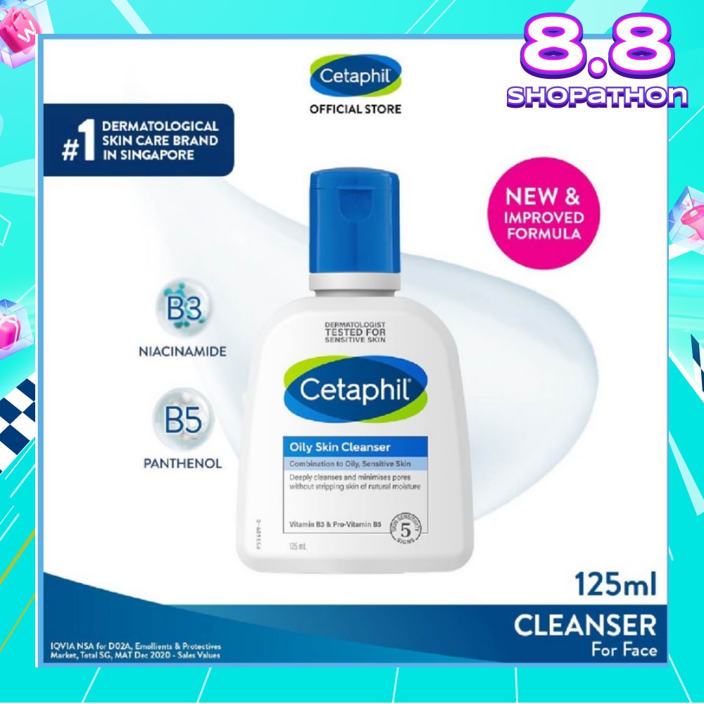 Oily Skin Cleanser Fragrance-Free (For Combination to Oily Skin-Prone Skin/ Gentle Facial Wash) 125ml