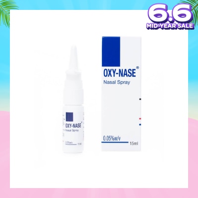 OXYNASE OXY NASE Spray 0.05% (Adult Nasal Spray) 15ml