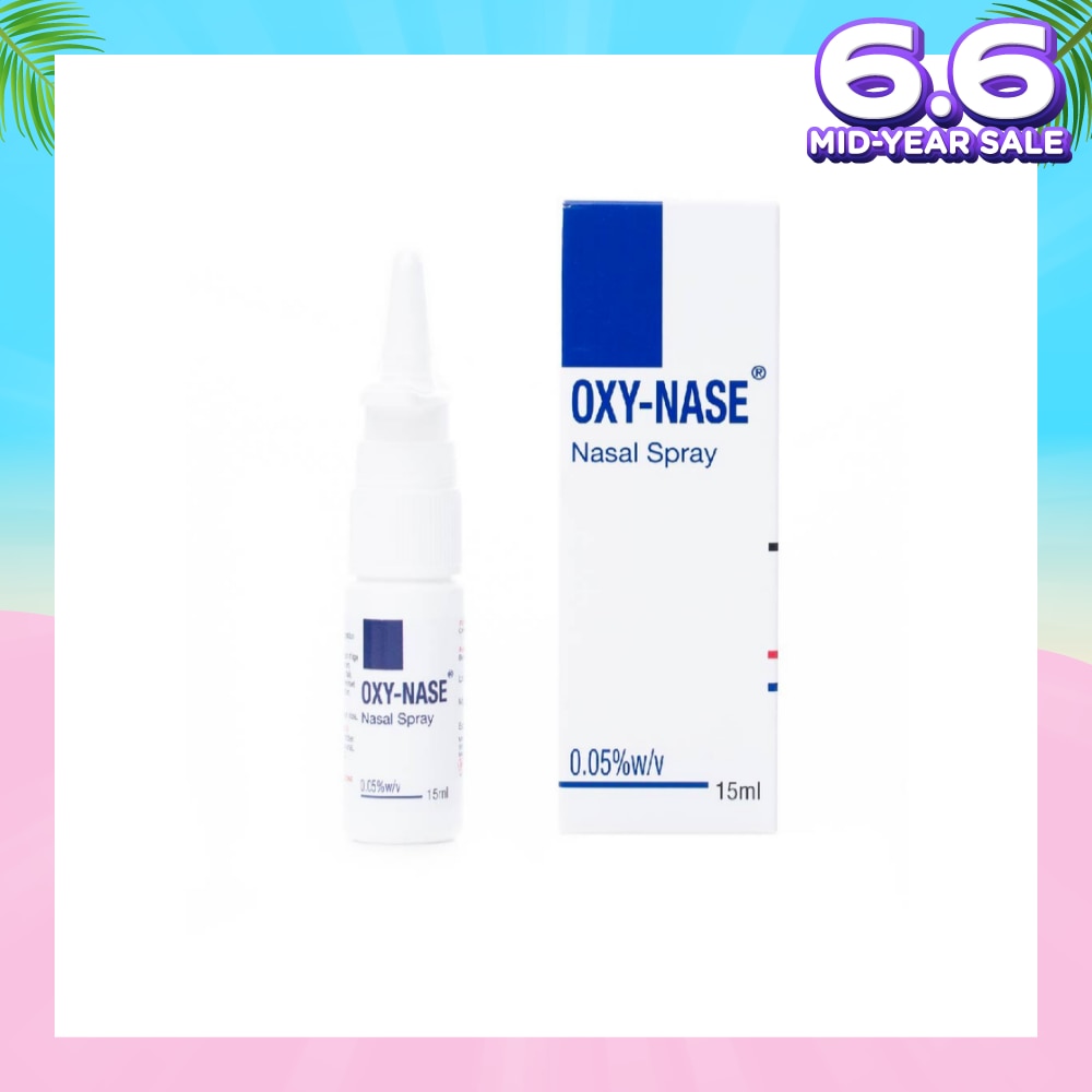 OXY NASE Spray 0.05% (Adult Nasal Spray) 15ml