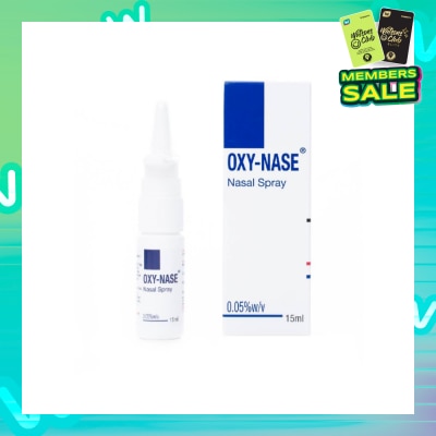 OXYNASE OXY NASE Spray 0.05% (Adult Nasal Spray) 15ml