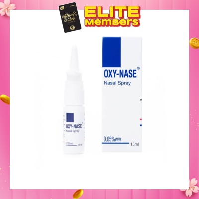 OXYNASE OXY NASE Spray 0.05% (Adult Nasal Spray) 15ml
