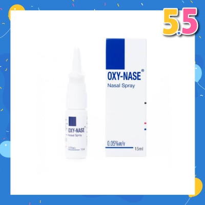 OXYNASE OXY NASE Spray 0.05% (Adult Nasal Spray) 15ml