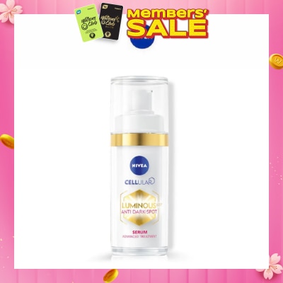 NIVEA Luminous630 Spotclear Booster Serum (Targets At The Root To Clear 10 Years Of Deep Dark Spots + Reduce Pigment Production & Accumulation) 30ml