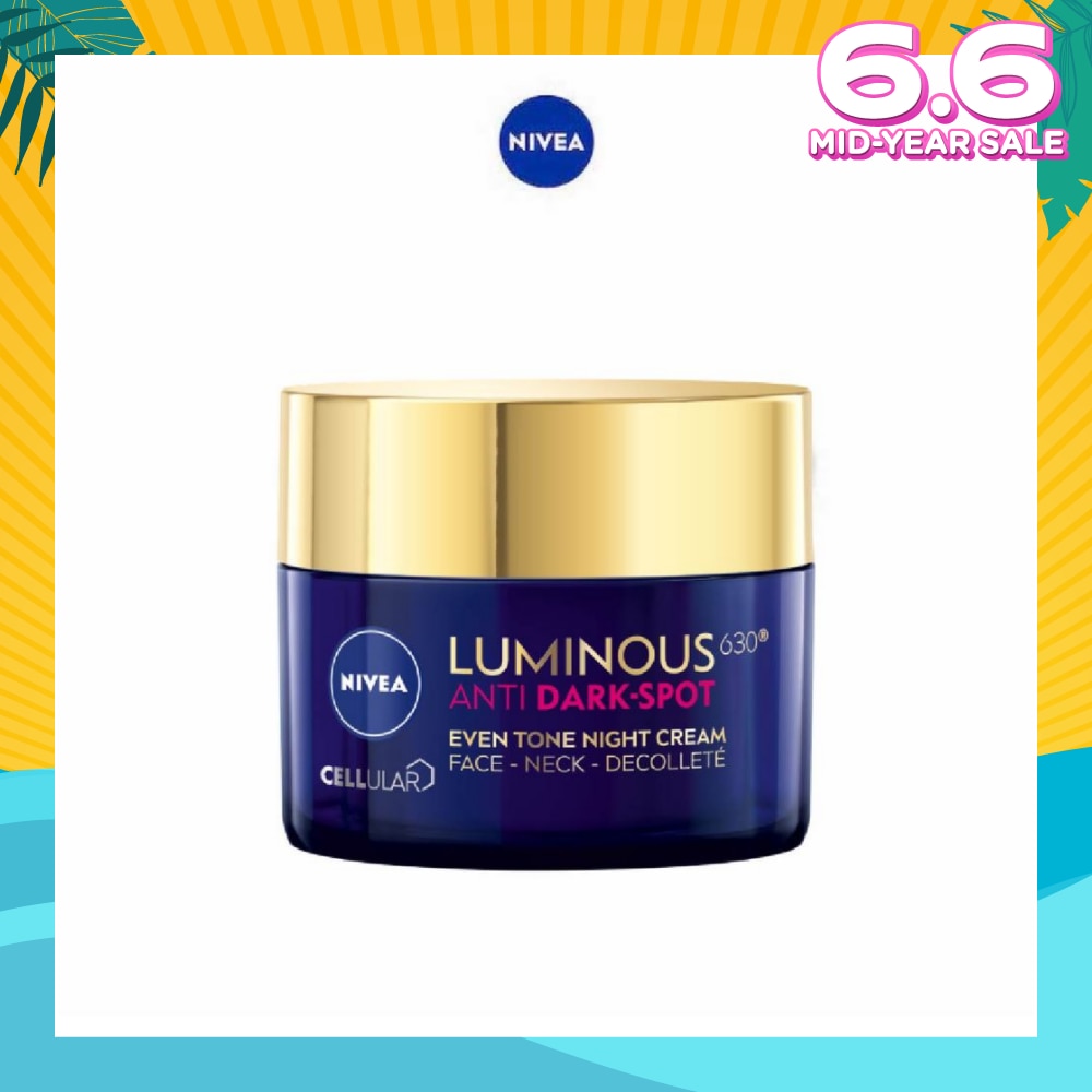 Luminous630 Antidark-Spot Even Tone Night Cream (Reduce Dark Spots + Regenerates & Strengthen Skin) 50ml