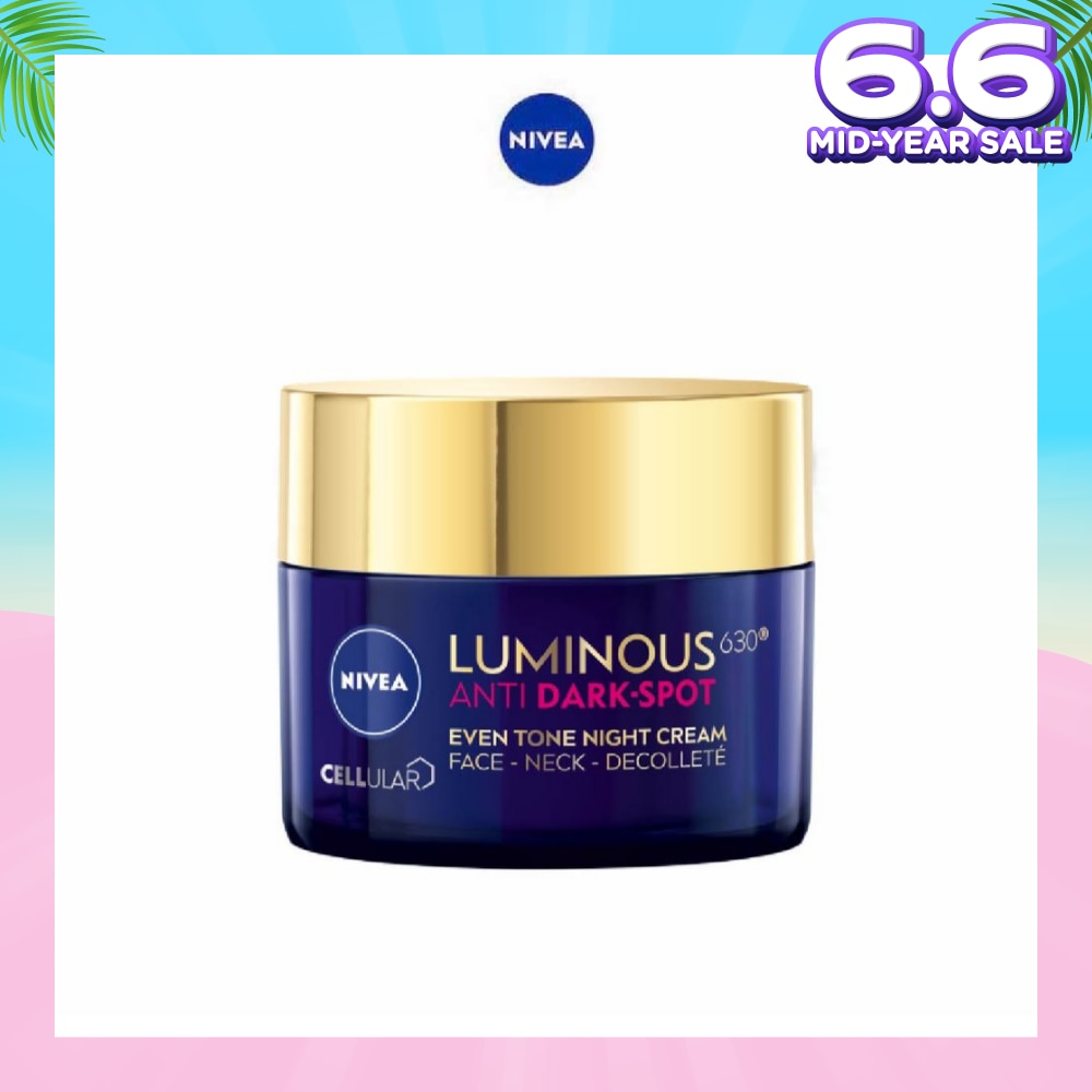 Luminous630 Antidark-Spot Even Tone Night Cream (Reduce Dark Spots + Regenerates & Strengthen Skin) 50ml