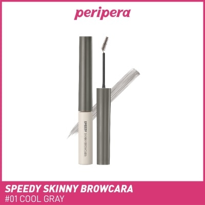 PERIPERA Speedy Skinny Browcara 01 Cool Gray 1s
