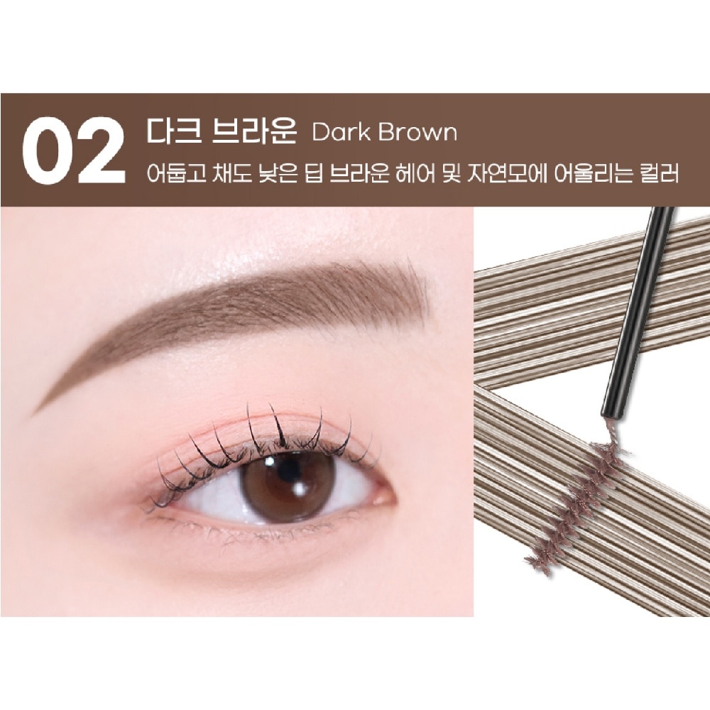 Speedy Skinny Browcara 02 Dark Brown 1s