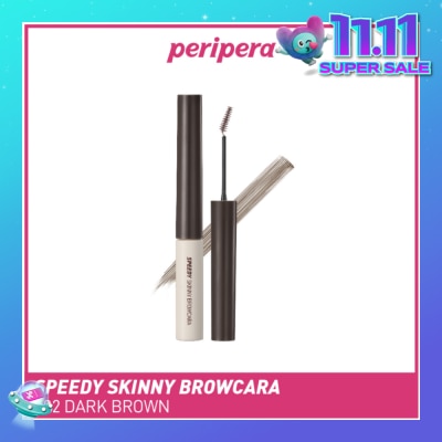 PERIPERA Speedy Skinny Browcara 02 Dark Brown 1s