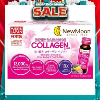 NEW MOON - Inner Radiance Collagen Drink 13,000mg 50ml x 10