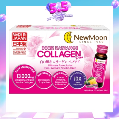 NEW MOON - Inner Radiance Collagen Drink 13,000mg 50ml x 10