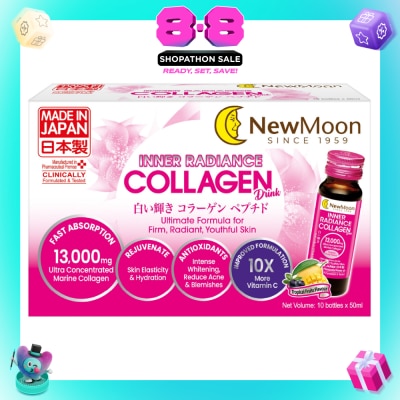 NEW MOON - Inner Radiance Collagen Drink 13,000mg 50ml x 10