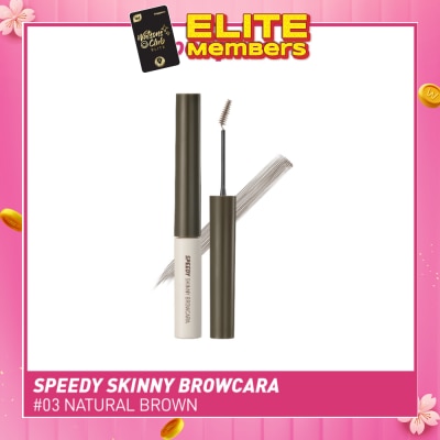 PERIPERA Speedy Skinny Browcara 03 Natural Brown 1s