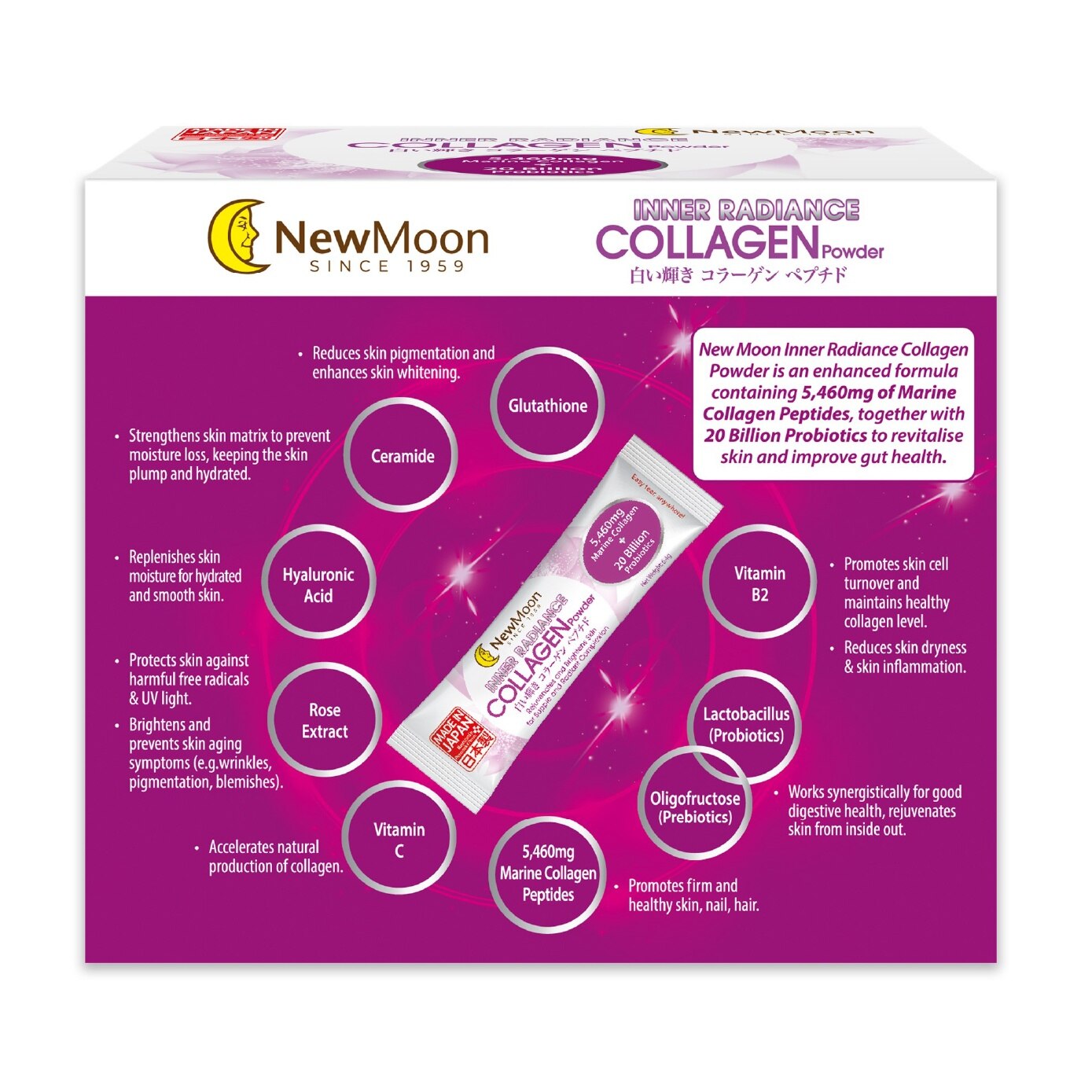 Inner Radiance Collagen Powder Sachet 6.4g x 15s