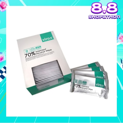 VIROX Alcohol 70% Individual Wipes (Virox) 50's