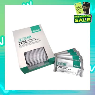 VIROX Alcohol 70% Individual Wipes (Virox) 50's
