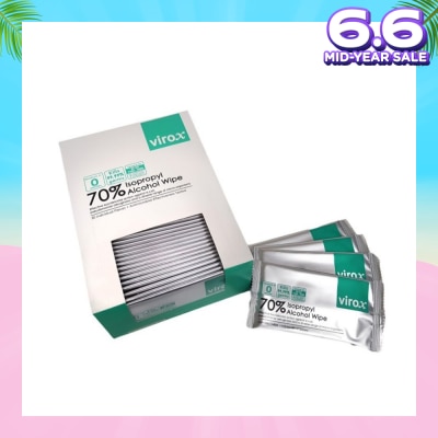 VIROX Alcohol 70% Individual Wipes (Virox) 50's