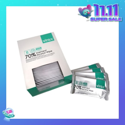 VIROX Alcohol 70% Individual Wipes (Virox) 50's