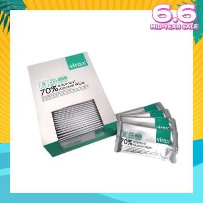 VIROX Alcohol 70% Individual Wipes (Virox) 50's