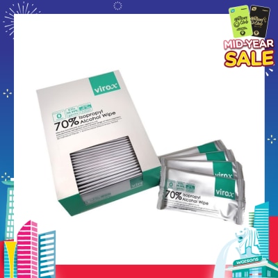 VIROX Alcohol 70% Individual Wipes (Virox) 50's