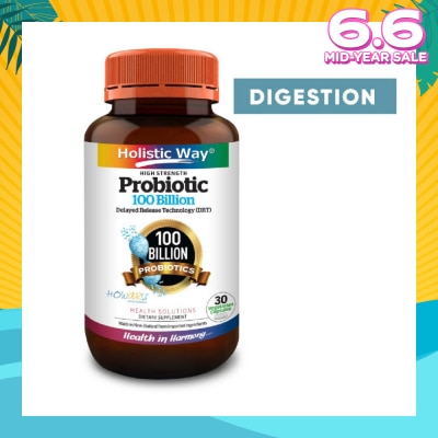 HOLISTIC WAY Probiotic 100 Billion Vegetarian Capsule 30s