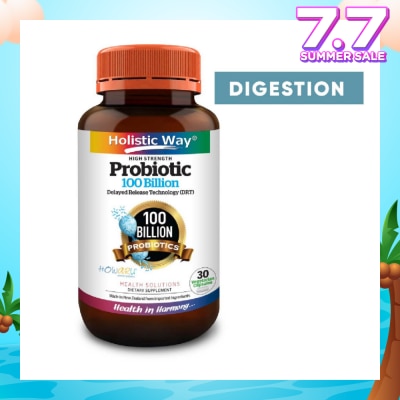 HOLISTIC WAY Probiotic 100 Billion Vegetarian Capsule 30s