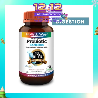 HOLISTIC WAY Probiotic 100 Billion Vegetarian Capsule 30s