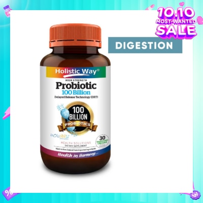 HOLISTIC WAY Probiotic 100 Billion Vegetarian Capsule 30s