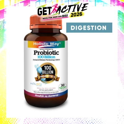 HOLISTIC WAY - Probiotic 100 Billion Vegetarian Capsule 30s image