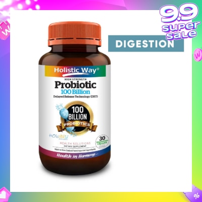 HOLISTIC WAY Probiotic 100 Billion Vegetarian Capsule 30s