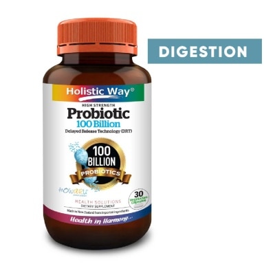 HOLISTIC WAY Probiotic 100 Billion Vegetarian Capsule 30s