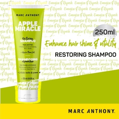 MARC ANTHONY Apple Miracle Restoring Shampoo (Restores Vitality To Dry Scalp And Damaged Looking Hair) 250ml