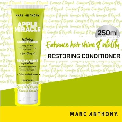 MARC ANTHONY Apple Miracle Restoring Conditioner (Restores Vitality To Dry Scalp And Damaged Looking Hair) 250ml