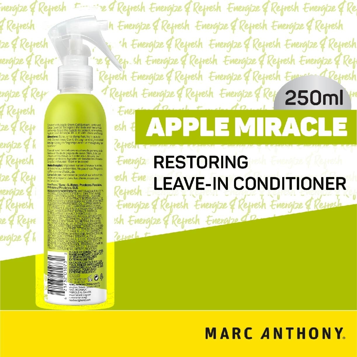 Apple Miracle Restoring Leave-In Conditioner (Detangle + Improve Elasticity + Reduce Hair Breakage) 250ml