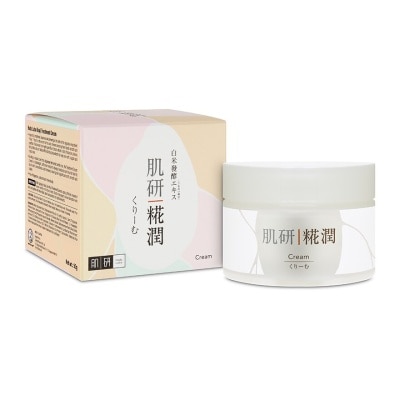 HADA LABO Kouji Cream (Nourishing Cream Day Moisturiser With Kouji Rice Extracts For Crystal Clear Translucent Skin Suitable For Pre-Aging Concerns) 50g