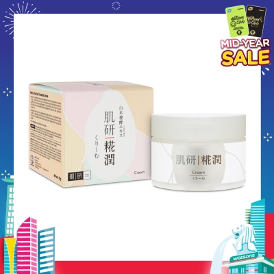 HADA LABO Kouji Cream (Nourishing Cream Day Moisturiser With Kouji Rice Extracts For Crystal Clear Translucent Skin Suitable For Pre-Aging Concerns) 50g