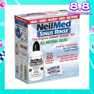 NEILMED Original Sinus Rinse Kitset consists Squeeze Bottle 1s + Sachet 60s
