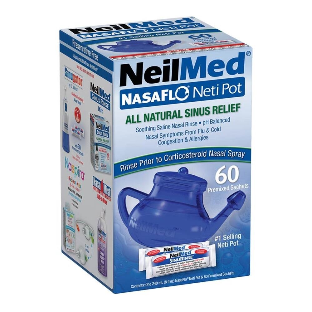 Natumi☆RILY NEILMED NasaFlo Neti Pot 240ml | Cough, Cold & Flu | Watsons Singapore