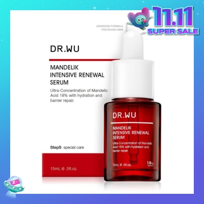DR. WU Limited Edition Intensive Renewal Serum with 18% Mandelic Acid (Suitable for Oily Skin & Combination Skin) 15ml