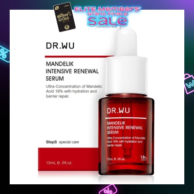 DR. WU Limited Edition Intensive Renewal Serum with 18% Mandelic Acid (Suitable for Oily Skin & Combination Skin) 15ml
