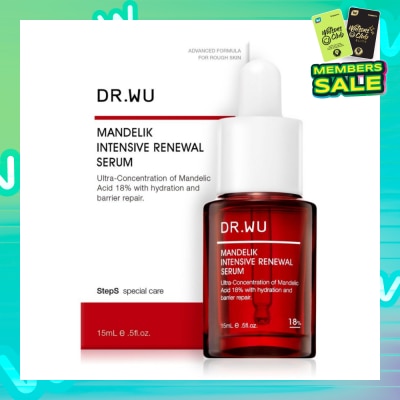 DR. WU Limited Edition Intensive Renewal Serum with 18% Mandelic Acid (Suitable for Oily Skin & Combination Skin) 15ml