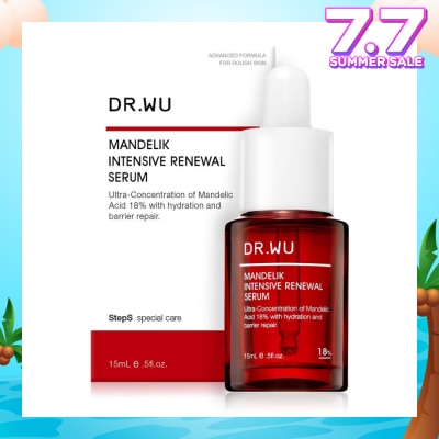 DR. WU Limited Edition Intensive Renewal Serum with 18% Mandelic Acid (Suitable for Oily Skin & Combination Skin) 15ml